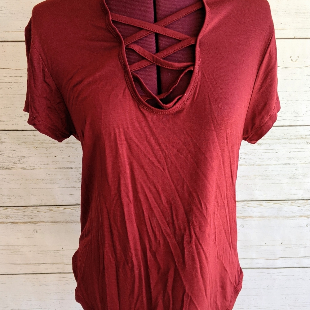 Splash Criss Cross Top